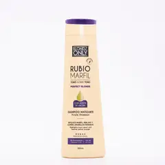 GENERICO - Blondz Only Shampoo Matizante Rubio Marfil con Aceite de Argán 350 ML