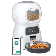 GENERICO - Comedero Dispensador Automático Para Mascotas Wifi App