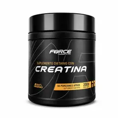 FORCE - Crea Creatina Monohidratada 200gr 66 Servicios