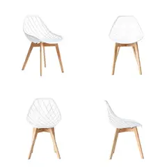 BONNO - Set X 4 Und Silla Diseño Turia Blanco