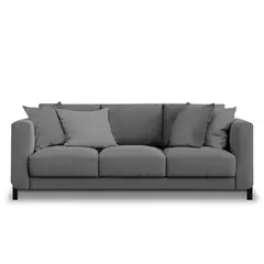 MAGIC CLASS - SOFÁ MODERNO MARSHALL ECOCUERO GRIS