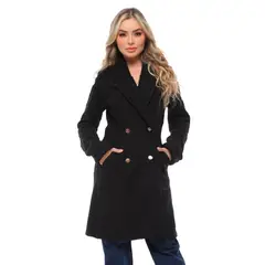 SYK - Gaban Para Mujer De Paño Boucle Abrigo largo