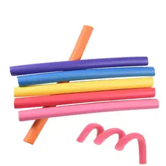 GENERICO - Rulos x 10 Chumis Rizador Tubos Cilindros Ondas De Cabello Rizado