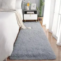 PIX LINK - Tapete Alfombra Peluda Sala Habitación Pie De Cama 60150cm