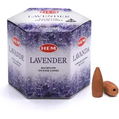 DAYOSHOP - Incienso Hem Cono De Reflujo Lavanda Backflow X 40 Unid