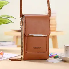 GENERICO - Billetera Bolso Porta Celular Manos Libres Mujer + Obsequio_.