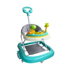 KIDSHOP - Caminador Andadera 4 En 1 Mecedora Musical Luces Lima 944b