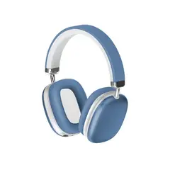 MOVISUN - Diadema Bluetooth 5.1 Cuadrada K20 Azul