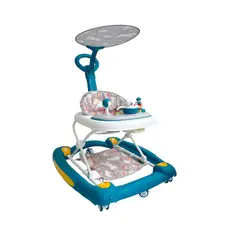 KIDSHOP - Caminador Mecedora Guia Musica Bebe Tapete Verde 834B