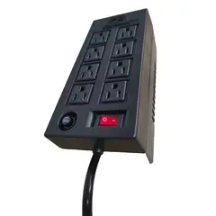 VOLTIMAX - Protector voltaje automático 8 salidas 1800W 15A computador