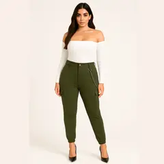 ATOGOB - Pantalon cargo para mujer