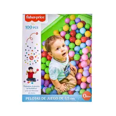 FISHER PRICE - Set Pelotas Multicolor X 100 unid