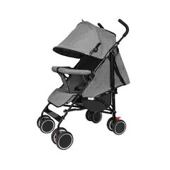 KIDSHOP - Coche Paseador Bebé Liviano Paraguas Multiposicion Gris 8030
