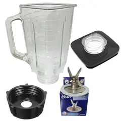 GENERICO - Vaso en vidrio + accesorios para licuadoras oster