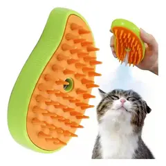 WUUFU - Cepillo De Vapor 3en1 Masajeador Para Mascotas Verde