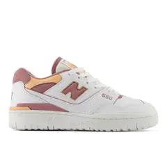 NEW BALANCE - Tenis 550 Mujer-Blanco/Rojo