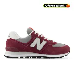 NEW BALANCE - Tenis 574-Rojo