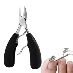 GENERICO - Cortauñas alicate punta curva Uñas Encarnada Gruesa pedicura