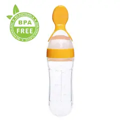 GENERICO - Cuchara alimentadora para bebé en silicona