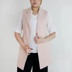 L Y H - Chaleco Para Mujer Rosa Marca L&H