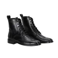 LA CHAQUETERIA - Botas en Cuero Negro Rushbell