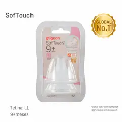 PIGEON - Tetina Softouch WN3 Talla 2L 9 meses