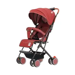 KIDSHOP - Coche Liviano Tipo Maleta Toldillo M8078 Rojo