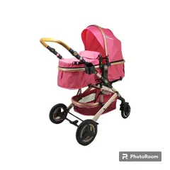BEBESUNITA - Coche Moisés Cuna Paseador Para Bebé rosado