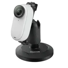 GENERICO - Base magnetica para Insta360 X2 X3 X4 Go3 Negro