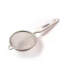 PRESS - Colador de Cocina Malla en Acero Inoxidable 10 cm 76622 Blanco