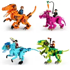 DAYOSHOP - Dinosaurios X 4 Pcs Juguete Armables Armatodo Construcción
