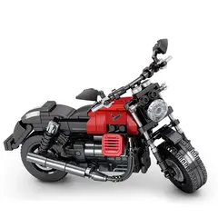 DAYOSHOP - Moto Motocicleta Roja Juguete Armable Armatodo Construcción