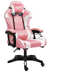 ERGONOMUS - Silla Gamer Ergonomica Reclinable giratoria Oficina Escritorio Roja