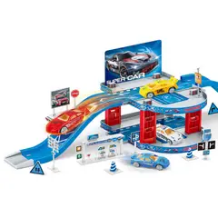 DAYOSHOP - Pista Puente Carros Deportivo Carreras Racing Juguete Niños