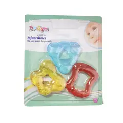 GENERICO - Mordedor Bebe Juguete Aprendizaje Interactivo X 3 Unidades
