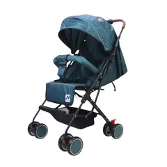 KIDSHOP - Coche Liviano Tipo Maleta Toldillo M8078 Verde Oscuro