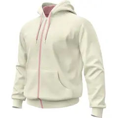 SEVEN ONE - Hoodie Buzo con cremallera Algodon Perchado 280Gr - Hombre