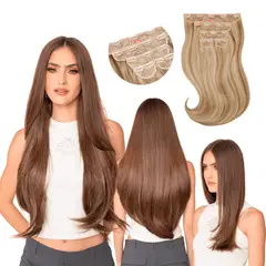 MY DOLL HAIR - Extensión de cabello Cosmopolitan 22 pulgadas - Rubio Cenizo