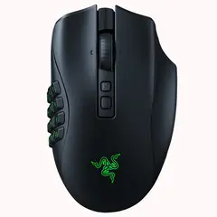 RAZER - Mouse Inalámbrico NAGA V2 HYPERSPEED Ergonómico