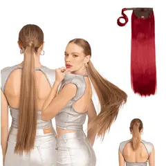 MY DOLL HAIR - Ponytail Lisa Brit 26 pulgadas - Rojo