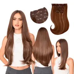 MY DOLL HAIR - Extensión de cabello Cosmopolitan 22 pulgadas - Mix Capuccino