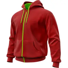 SEVEN ONE - Hoodie Buzo con cremallera Algodon Perchado 280Gr - Dama