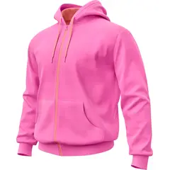 SEVEN ONE - Hoodie Buzo con cremallera Algodon Perchado 280Gr - Dama