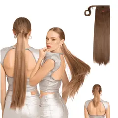 MY DOLL HAIR - Ponytail Lisa Brit 26 pulgadas - Rubio Oscuro Cenizo