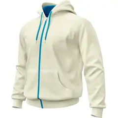 SEVEN ONE - Hoodie Buzo con cremallera Algodon Perchado 280Gr - Dama