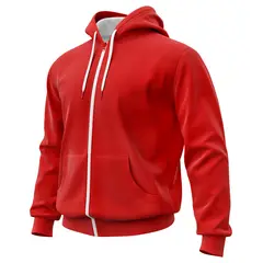 SEVEN ONE - Hoodie Buzo con cremallera Algodon Perchado 280Gr - Dama