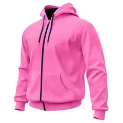 SEVEN ONE - Hoodie Buzo con cremallera Algodon Perchado 280Gr - Dama