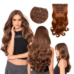 MY DOLL HAIR - Extensión de cabello Mimosa 20 pulgadas - Rubio Cobrizo