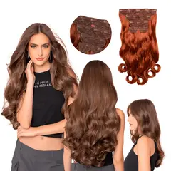 MY DOLL HAIR - Extensión de cabello Mimosa 20 pulgadas - Cobrizo