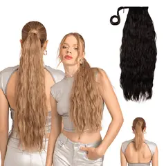 MY DOLL HAIR - Ponytail Ondulada Shak 26 pulgadas - Castaño Medio